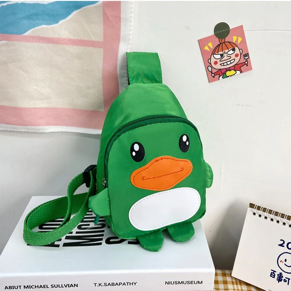 sac à bandoulière en forme de canard de dessin animé, broderie personnalisée, cadeau fait à la main, pour bébé, nouvelle collection
