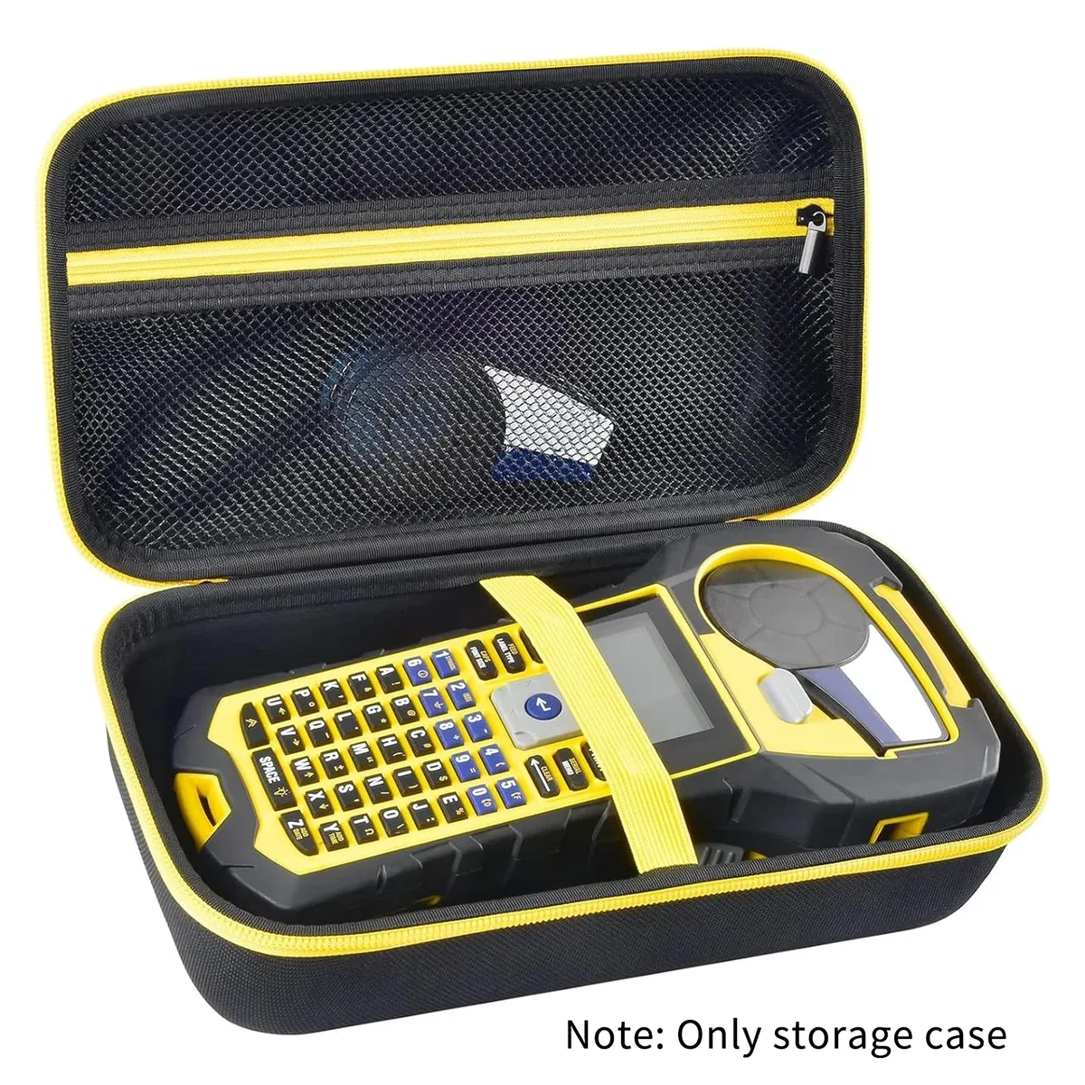 étui de transport rigide en eva compatible avec l'imprimante d'étiquettes portable brady m210 / bmp21-plus / m210-lab, sac de rangement portable