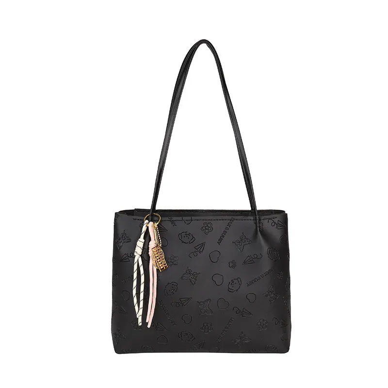 sac fourre-tout fait à la main, sac à main à bandoulière, accessoire artisanal en cuir, ensemble de matériel semi-fini cousu à la main, bricolage