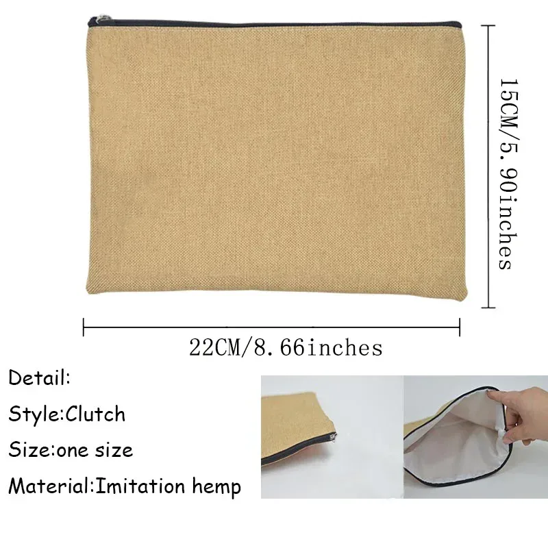 pochette en lin à fermeture éclair pour femmes, imprimé de lettres florales, étui de rangement de voyage, sac à cosmétiques, trousse de maquillage, sacs de maquillage de demoiselle d'honneur
