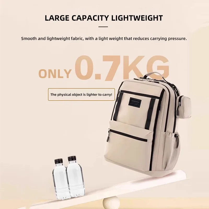 nouveau sac à dos de voyage imperméable, sac à dos scolaire japonais léger et tendance pour femmes, sacs pour ordinateur portable de 15 pouces, sacs à dos pour hommes.