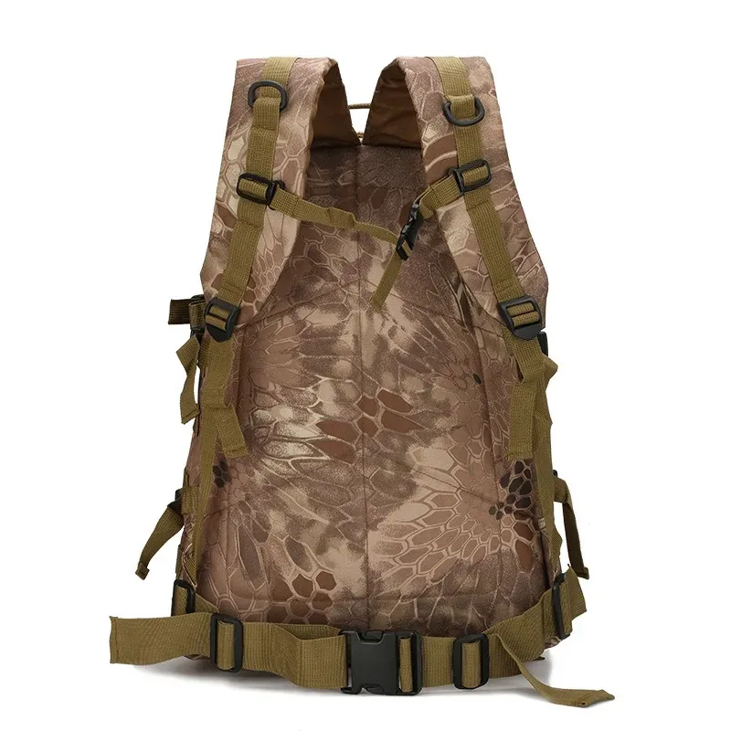 sac dos oxford université vert camouflage poche intérieure fendue ceinture coussin air survie escalade plein air
