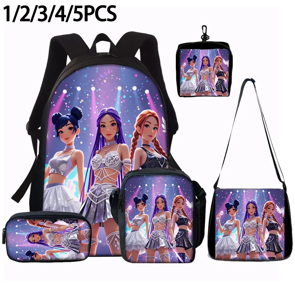 sac dos polyester motifs personnages danse violet étoiles accessoires cosmétique lunch usage journalier capacité litres