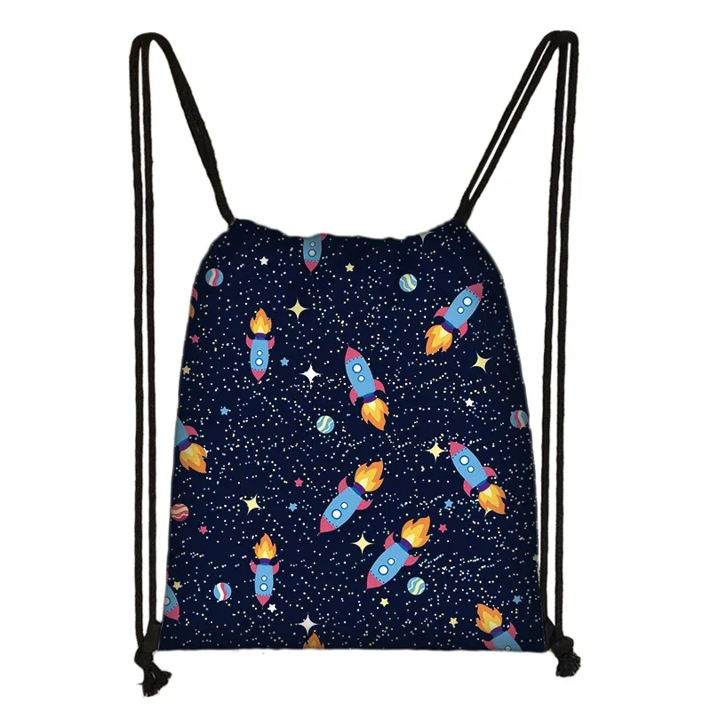 spacvier-sac à dos imprimé pilote pour femme, astronome ovni, proximité wstring, sac de rangement pour chaussures de voyage, support de livre pour adolescent, cadeau
