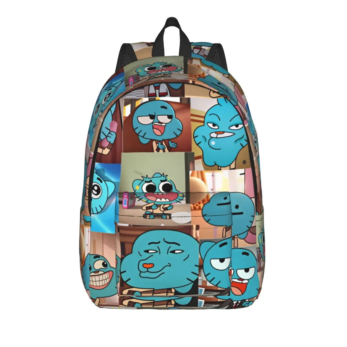 sac à dos the amazing world of gumball darwin swirl, sacs de voyage pour garçons et filles, sacs d'école durables de créateur, sac à dos décontracté