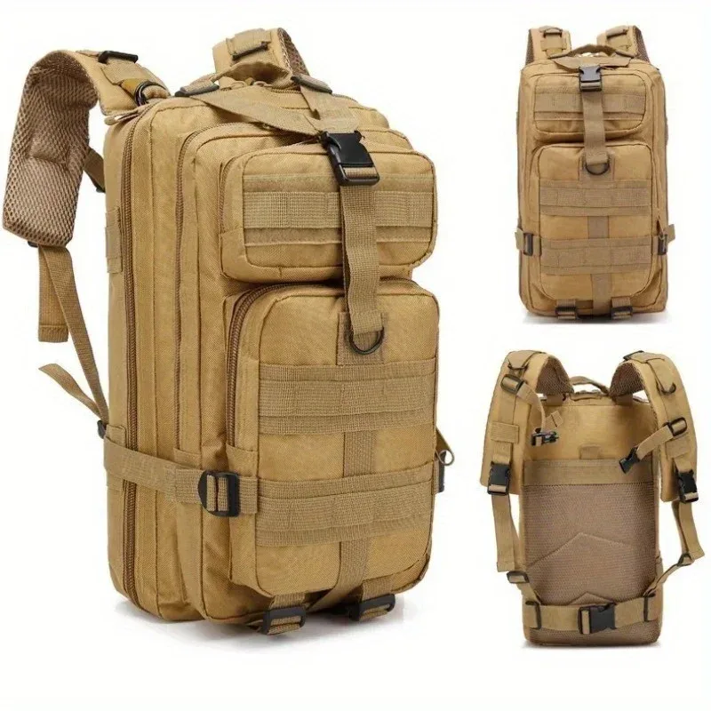 sac dos nylon tactique camouflage vert kaki doré gris noir bleu marron beige 30l extérieur sport chasse randonnée
