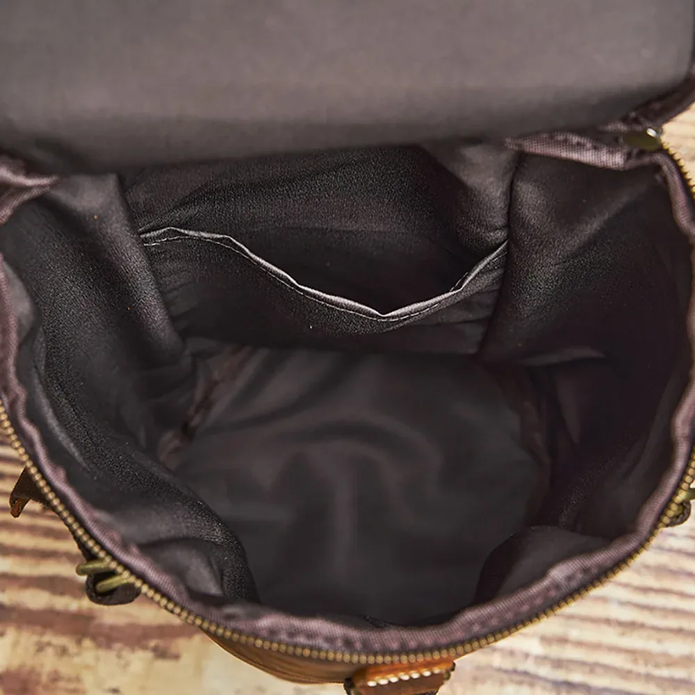 nasva-sac à dos multifonctionnel en cuir véritable pour homme, sac à bandoulière vintage, sac à main fourre-tout à intervalles