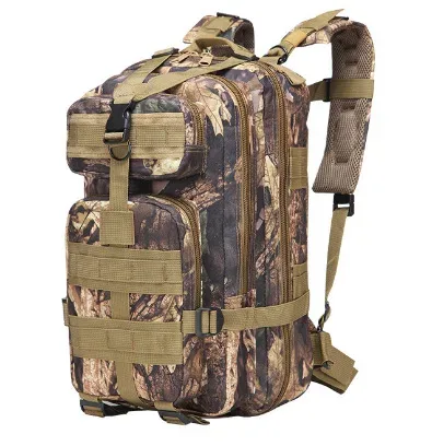 sac à dos tactique classique pour homme, sac de voyage sportif camouflage, sac à dos d'escalade, de chasse, de pêche et de randonnée en nylon, sac 3p