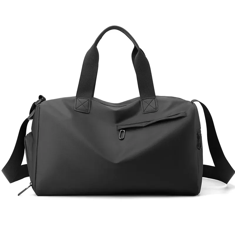 sacs de voyage oxford à fermeture éclair grande capacité, sacs de sport solides en tissu épais, sacs de sport imperméables haute capacité