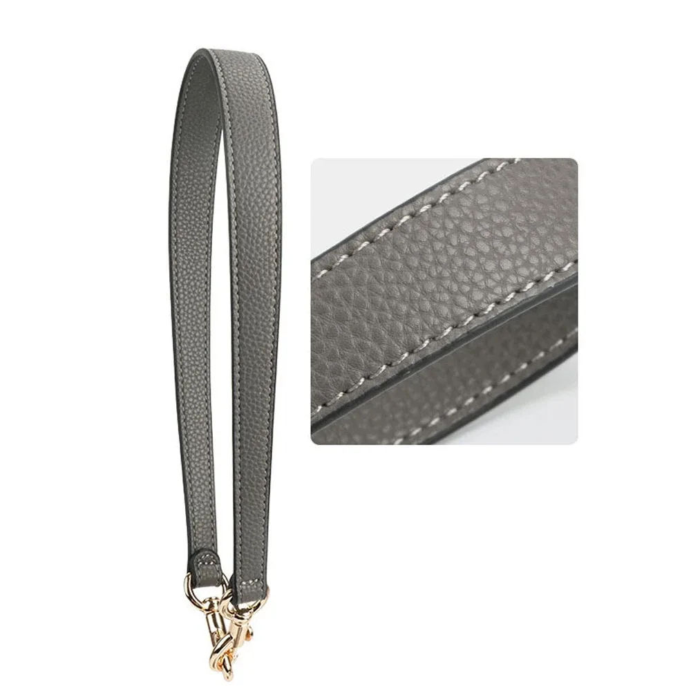 sangle de sac de conception de marque pour sac fourre-tout sous les bras, sacs à main, sangle de sac initiée par la poignée, sangle en cuir vachetta, accessoires de sac