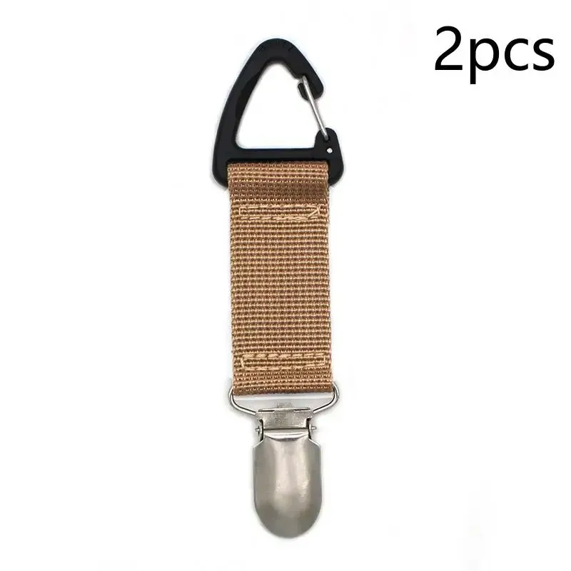 sangle nylon clip chapeau multicouleur activité plein air voyage pratique mains libres fixation stable