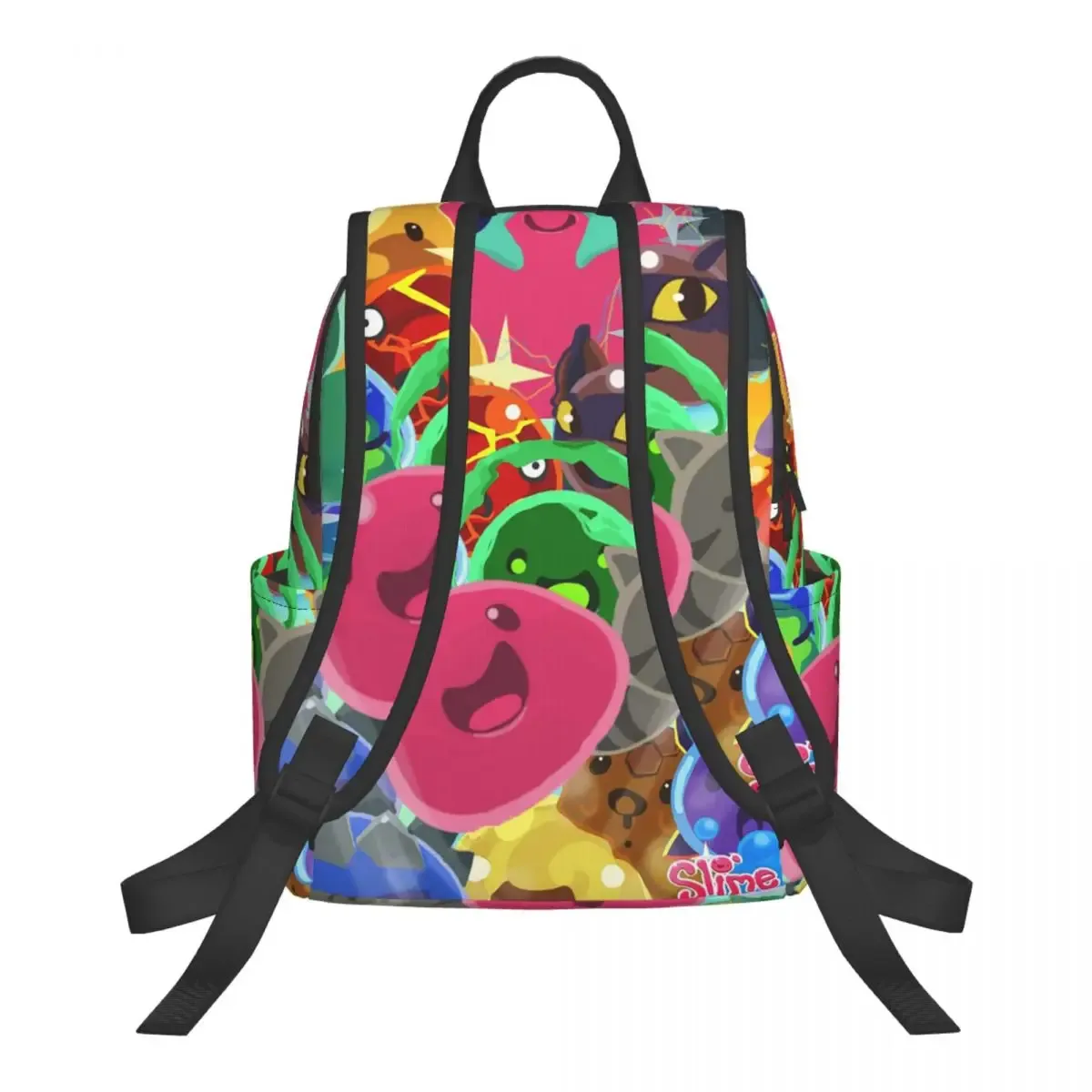 sac à dos mignon slime rancher, style dessin animé et anime, pour étudiants, enfants, sac d'école, sac à bandoulière pour ordinateur, hommes et femmes