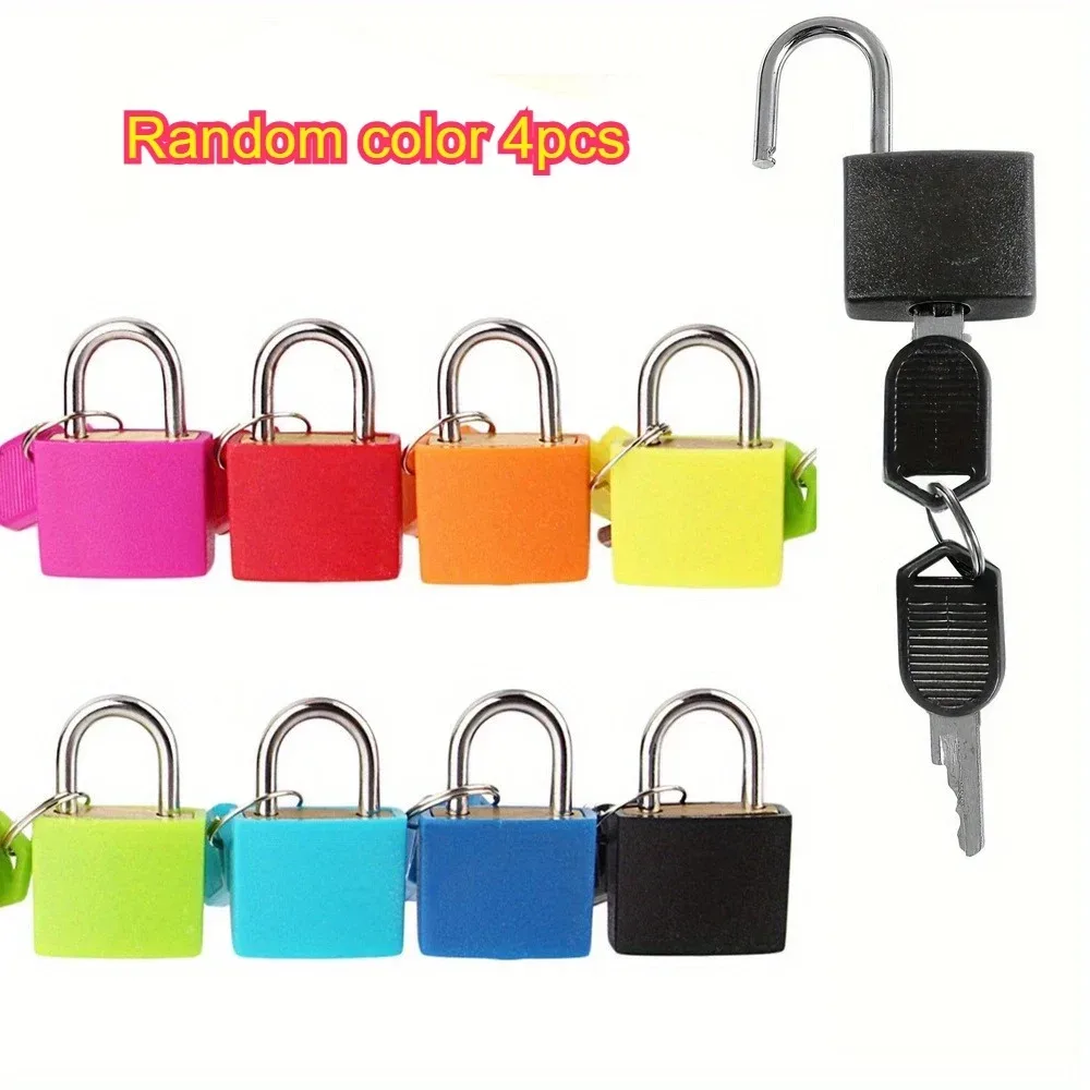 petites serrures colorées à noyau en cuivre avec clés, pour boîtes, sacs de voyage, sacs à dos, tiroirs | multicolore, serrures de valise, petit cadenas en métal