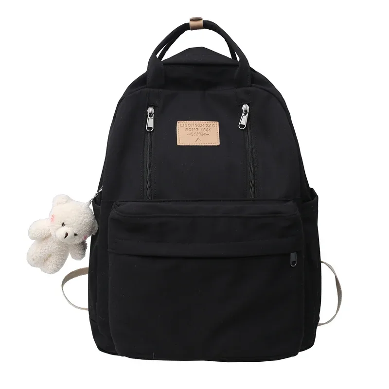 sac à dos à plusieurs poches pour femmes, sacs à dos étanches pour jeunes, adolescentes, sac initié à l'école féminine, haute qualité