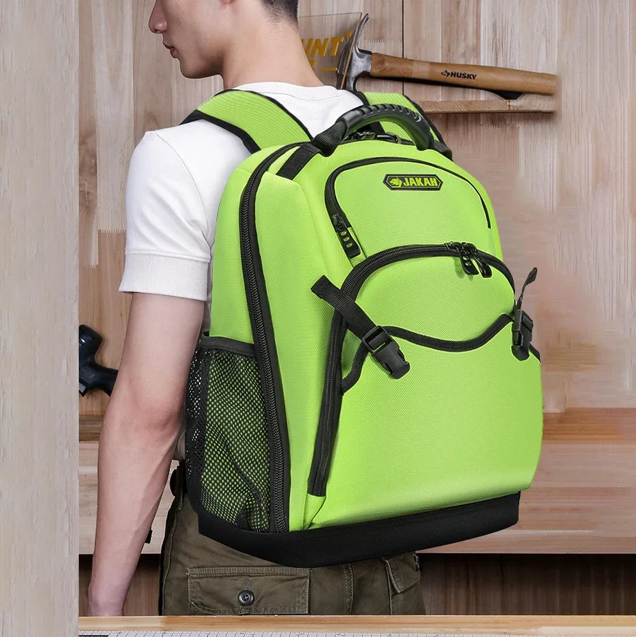jakah-sac à dos pour outils plication, sac à outils durable rembourré, degré d'eau, rapduty