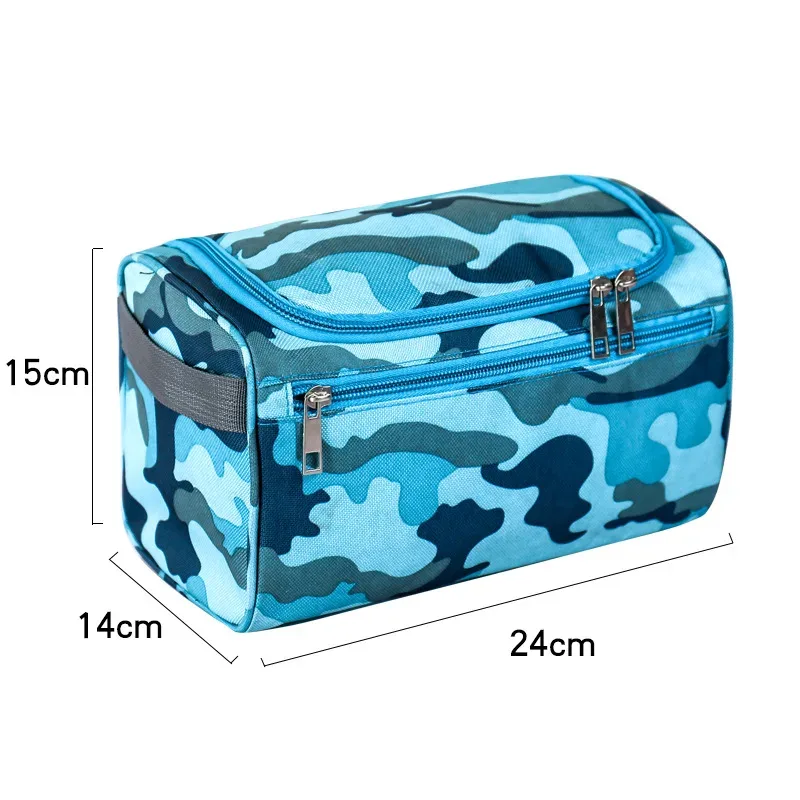 sac à cosmétiques de camouflage de maquillage, organisateur de voyage unisexe, trousse de toilette, sac de rangement, pochette de lavage étanche suspendue de grande capacité