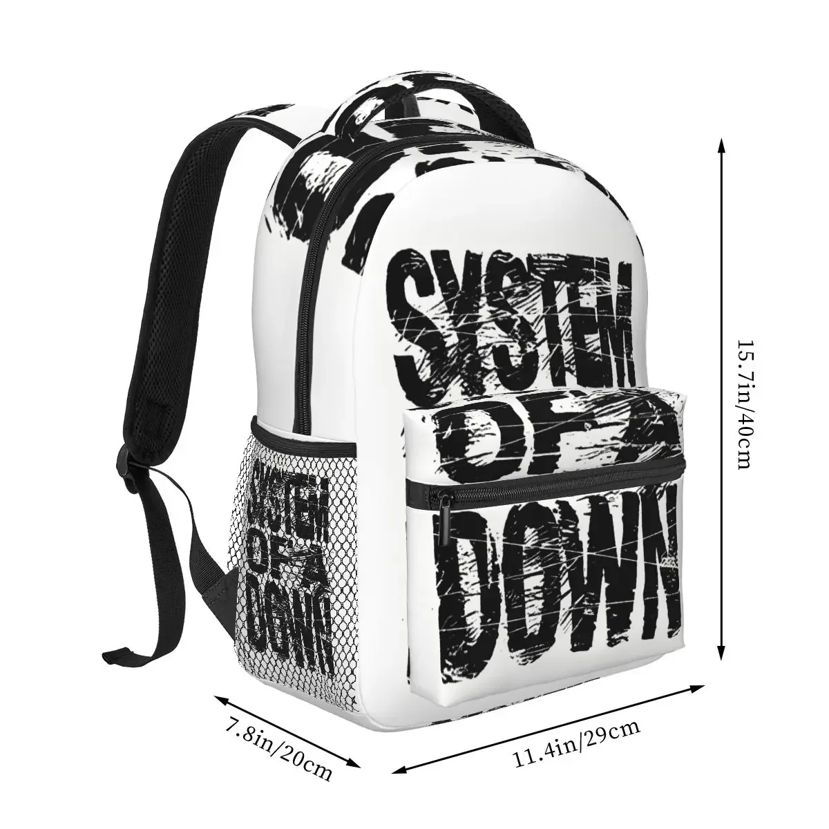 sac à dos rock band system of a down pour étudiants, garçons et filles, sac d'école pour enfants, sacs à bandoulière pour ordinateur portable pour hommes et femmes