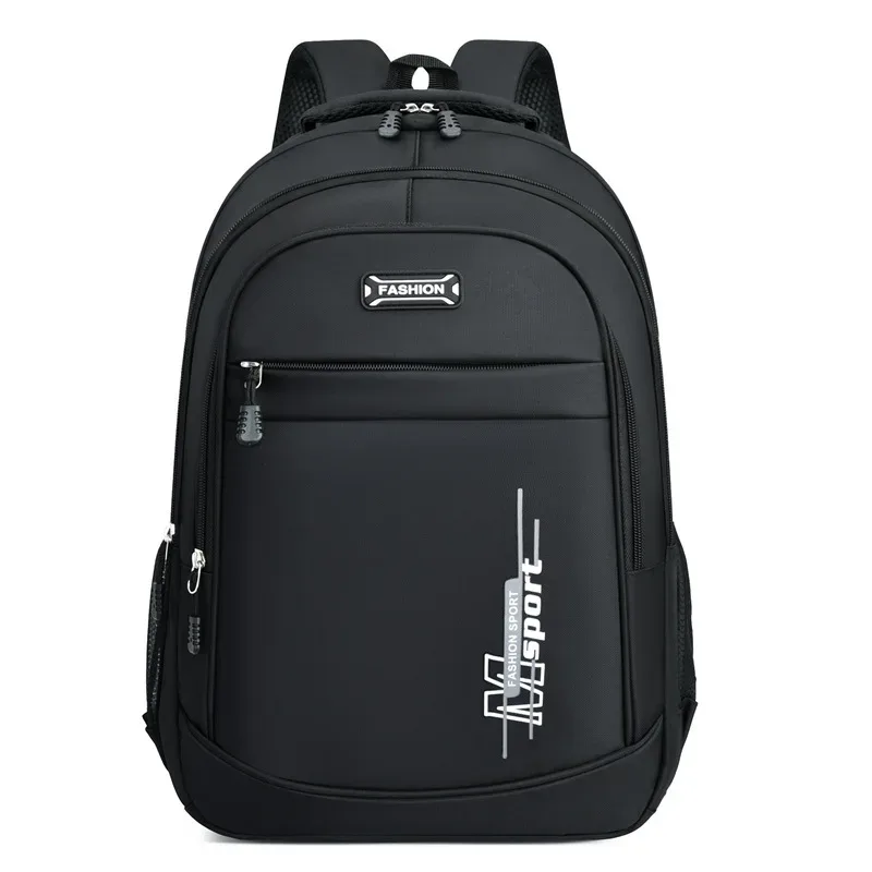 sac à dos de voyage d'affaires de grande capacité pour hommes, sac à dos pour ordinateur portable, tendance, collège et lycée, épais, double épaule