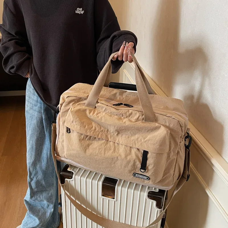 sac de voyage grande capacité pour courts séjours, unisexe, léger, sac bandoulière pour voyages d'affaires, sac de sport et de fitness imperméable