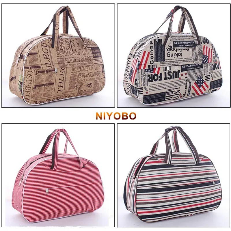 sac voyage sacoche floral beige polyester doux polyvalent femmes hommes sport week end transport vêtements accessoires