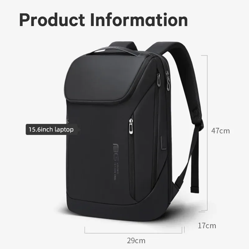 sac dos tpu noir poignées latérales fermeture glissière polyester informatique ceinture air transport unisexe usage voyage