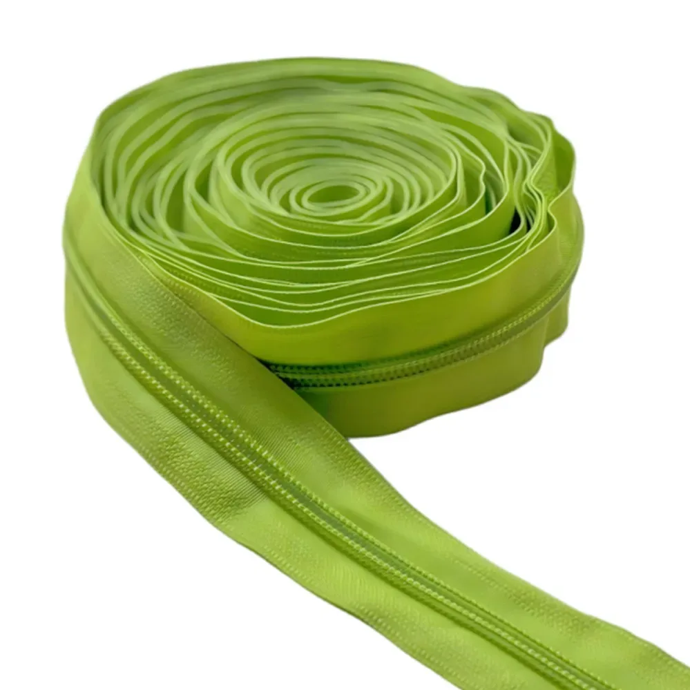 5 #   ruban de fermeture éclair en nylon arc-en-ciel sans curseur, 1-10m, fermetures éclair au mètre, kit de réparation de fermetures éclair pour sacs et fournitures