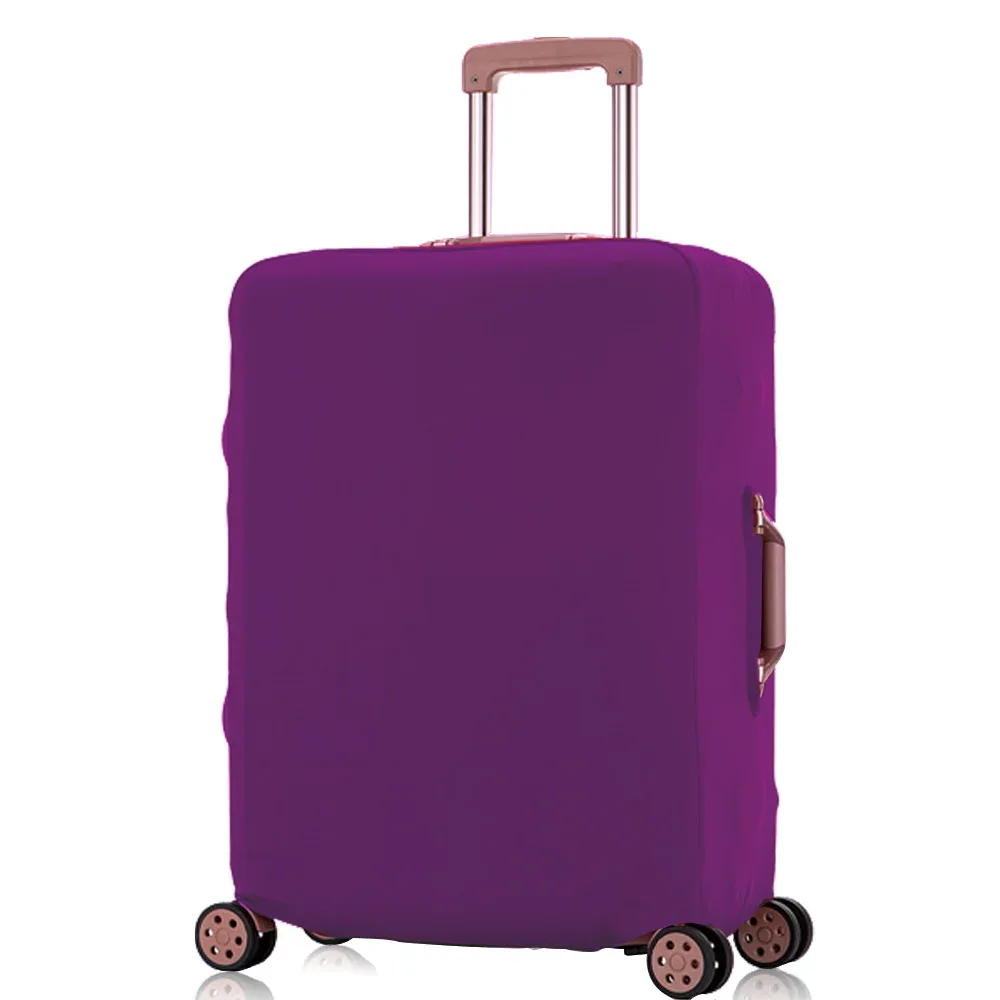 juste anti-poussière pour valise de voyage, housse de protection pour bagages, valise à roulettes de 18 à 28 pouces, série initiales imprimées, accessoires de voyage