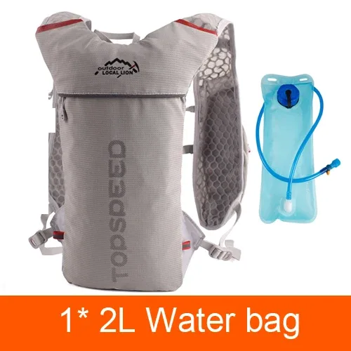 sac à dos d'hydratation pour course à pied 5l, sac de course ultra léger pour marathon, sac à dos de vélo, option gourde souple 500ml