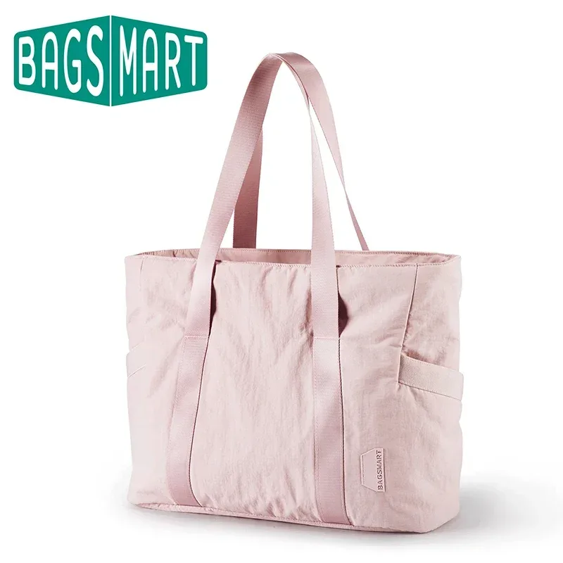 bagsmart sac tote pour femmes grande capacité sac à bandoulière sac à main pour étudiantes sac de shopping pour femmes
