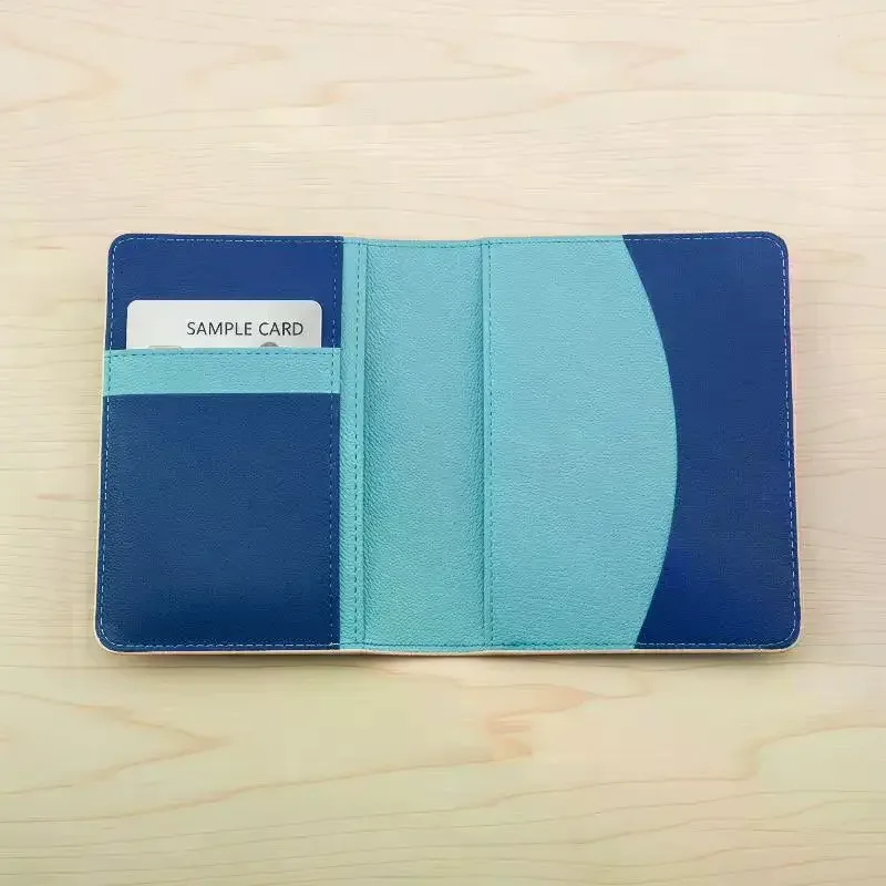 étui de protection imperméable pour passeport, en cuir pu, portefeuille pour cartes de crédit, joli porte-passeport pour femmes/hommes