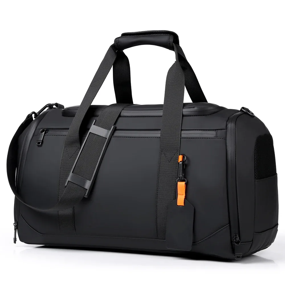 Sac polochon de voyage de grande capacité – Tissu Oxford durable, sac de sport spacieux et élégant, sac de nuit pour le week-end pour l'université