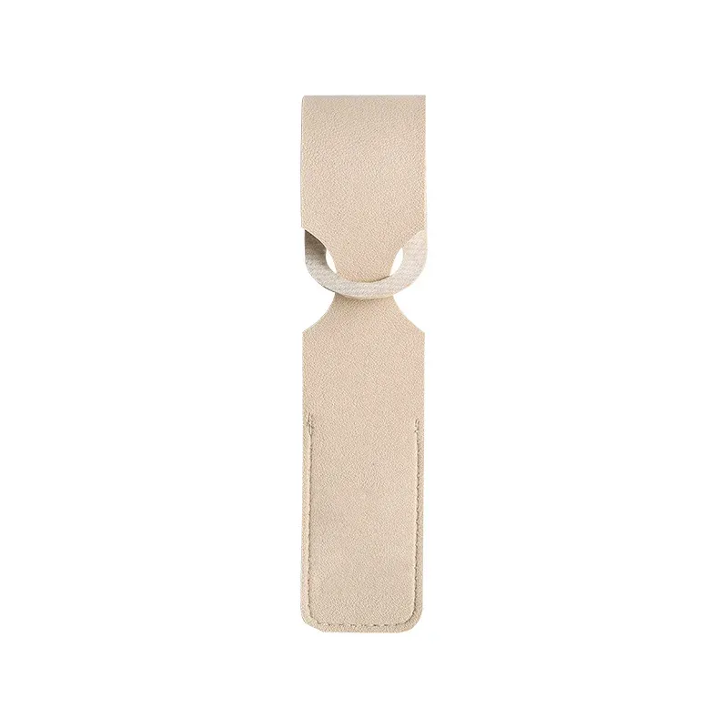 étiquette de bagage en cuir pu, pendentif pour carte d'embarquement, idéal pour voyages d'affaires, identification de valise, milkjoy