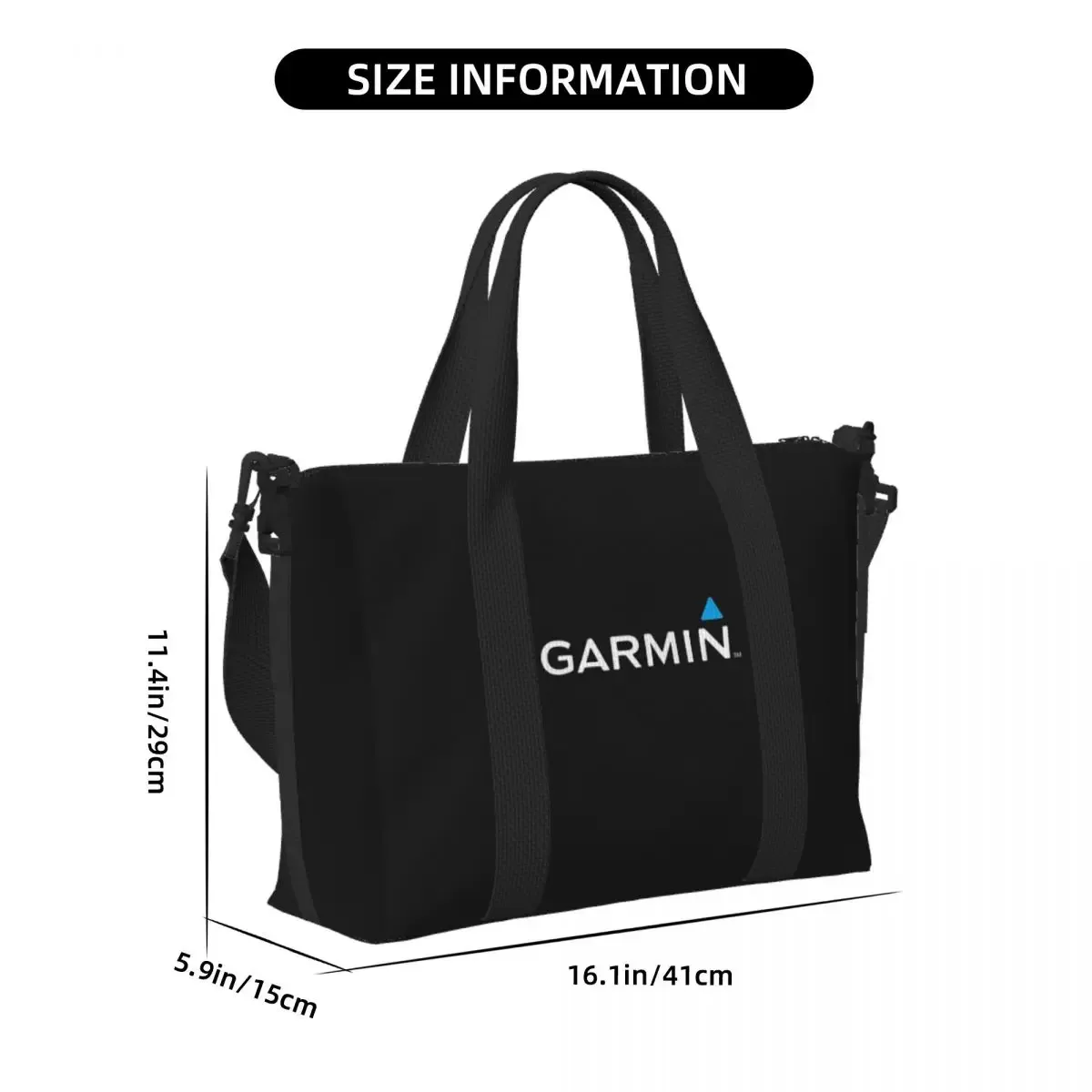 garmin – sac de voyage de plage classique, marchandise originale officielle personnalisée, fourre-tout pour salle de sport, yoga, sac à bandoulière de shopping pour femmes