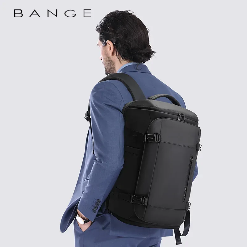 sac dos oxford cloth black solid color large capacity adjustable shoulder straps leisure voyage compartiments shoes reduction burden