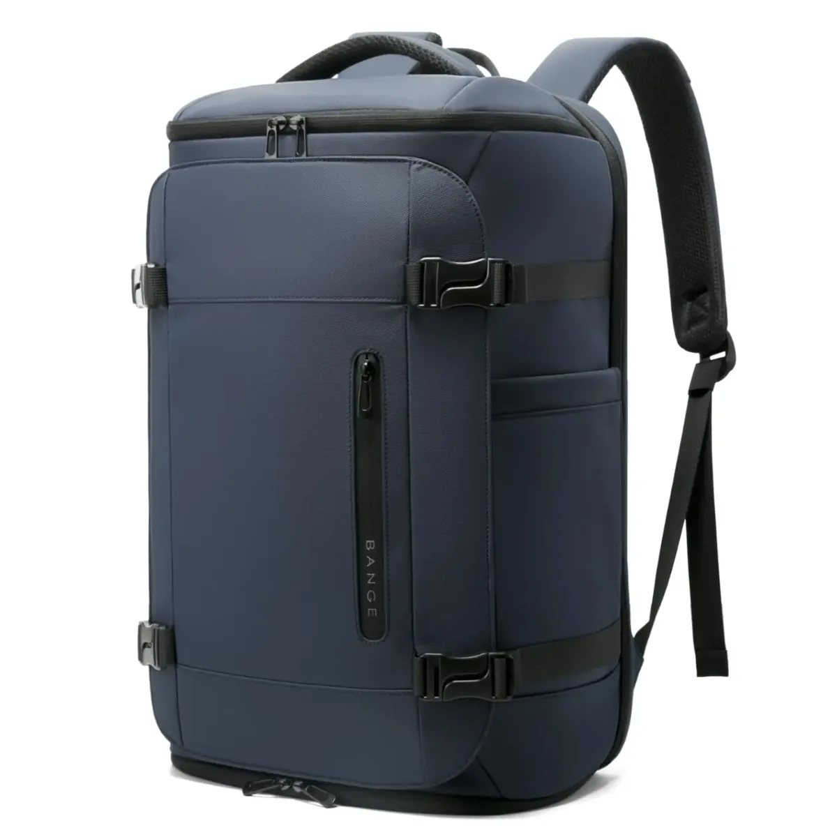 sac dos oxford université polyester noir gris compartiments chaussures ordinateur accessoires voyage grande capacité décontracté jacquard résistant eau