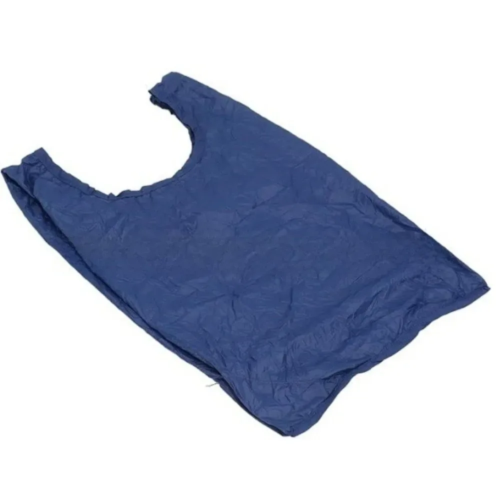 sac de shopping pliable en nylon portable, mécanisme de pliage en nylon, sac fourre-tout réutilisable, matériau durable et imperméable, sac écologique ultra-léger