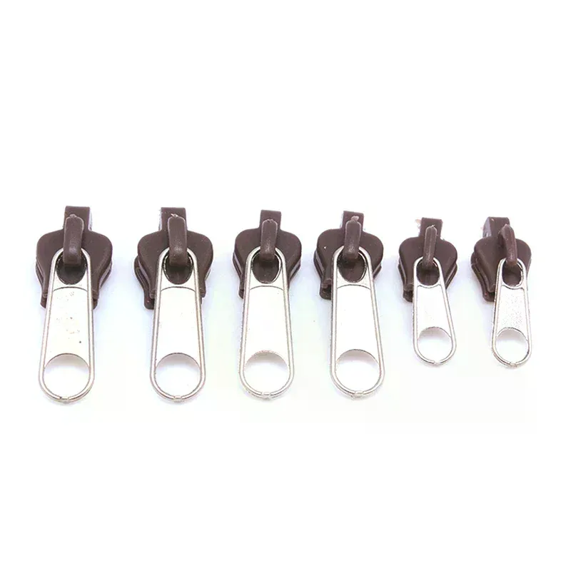 kit de réparation de fermeture éclair instantanée universelle, 6 pièces, curseur de fermeture éclair de remplacement pour bricolage couture