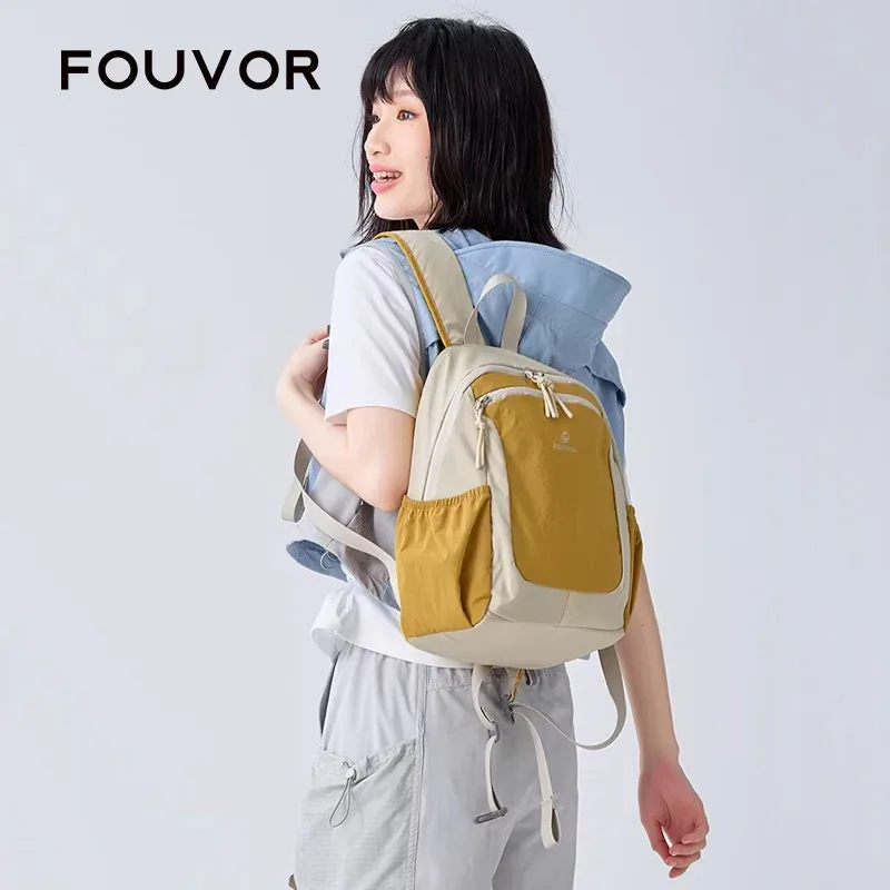sac à dos de voyage pour femmes fouvor, en tissu oxford, léger, petit sac d'école, sac de voyage extérieur tendance pour enfants 3068-06 3068-16