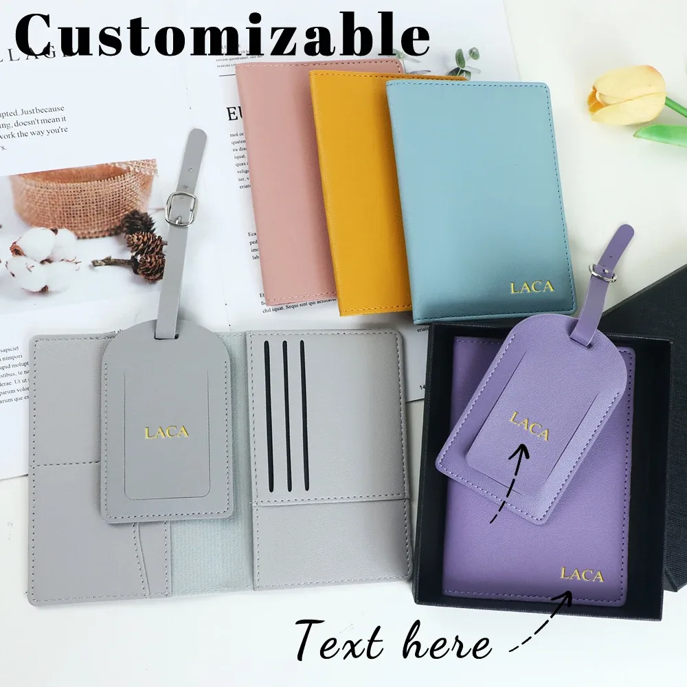 Cadenas Serrure TSA Cuir PU Personnalisable Multicartes Grande Capacité Voyage Document Valise Sac Marqué Propriétaire Identite Porte Documents Pochette Intérieure