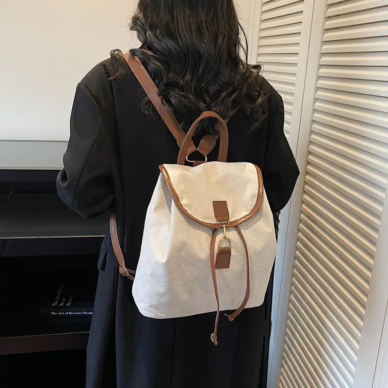 sac à bandoulière haut de gamme bicolore, nouveau style, sac à main décontracté et tendance