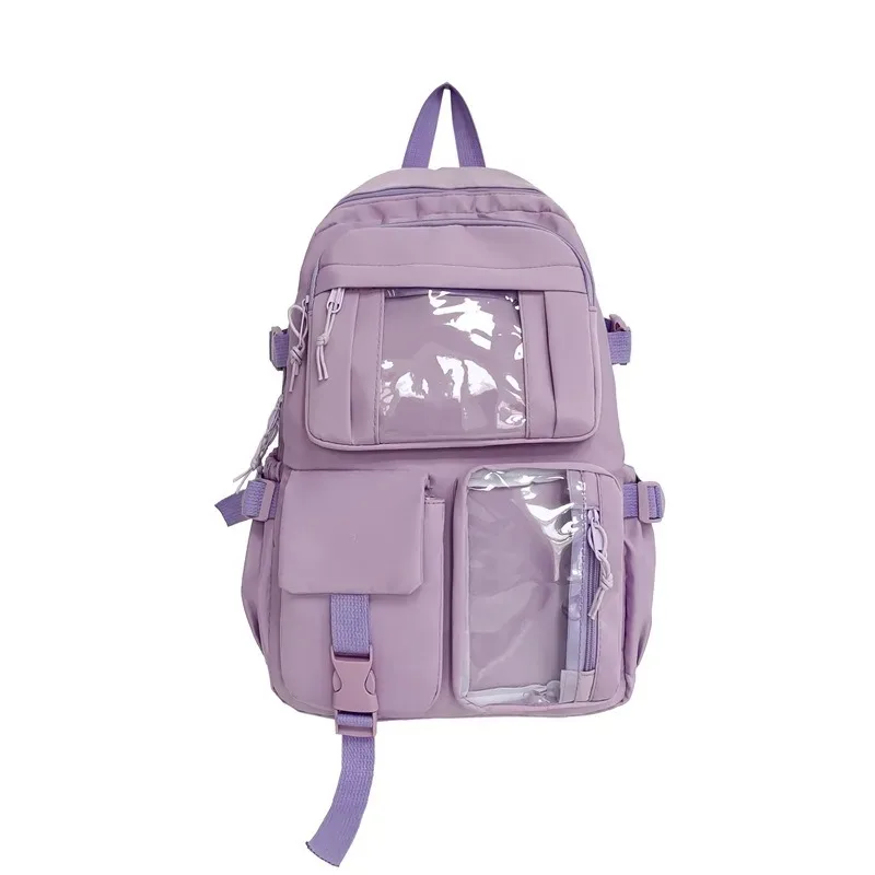 sac à dos scolaire coréen multi-couches avec compartiment ergonomique, grande capacité, pour étudiants, tendance, pour les voyages