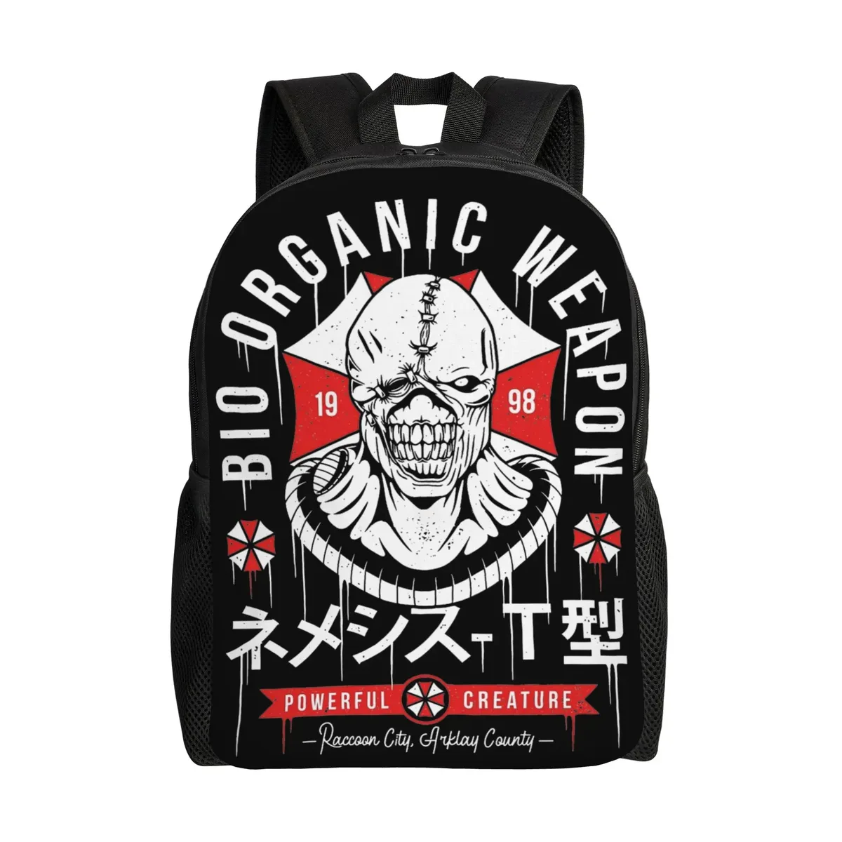 sac à dos décontracté umbrella corporation resident evil pour homme et femme, idéal pour le lycée, le travail, les activités de plein air et l'université