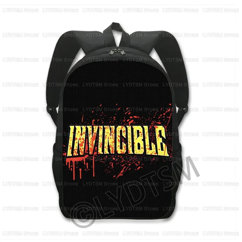 invincible hero print sac à dos hommes sac à dos bande dessinée omni mark enfants sacs d'école pour adolescent sac à dos ordinateur portable sacs à dos bookbag