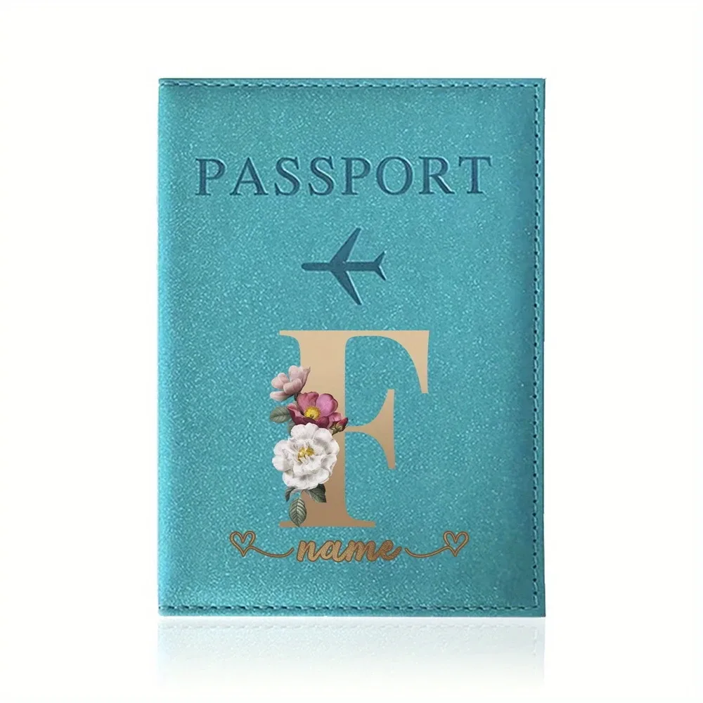porte-passeport personnalisé avec nom personnalisable - capable d'imprimer des noms jusqu'à 26 lettres.