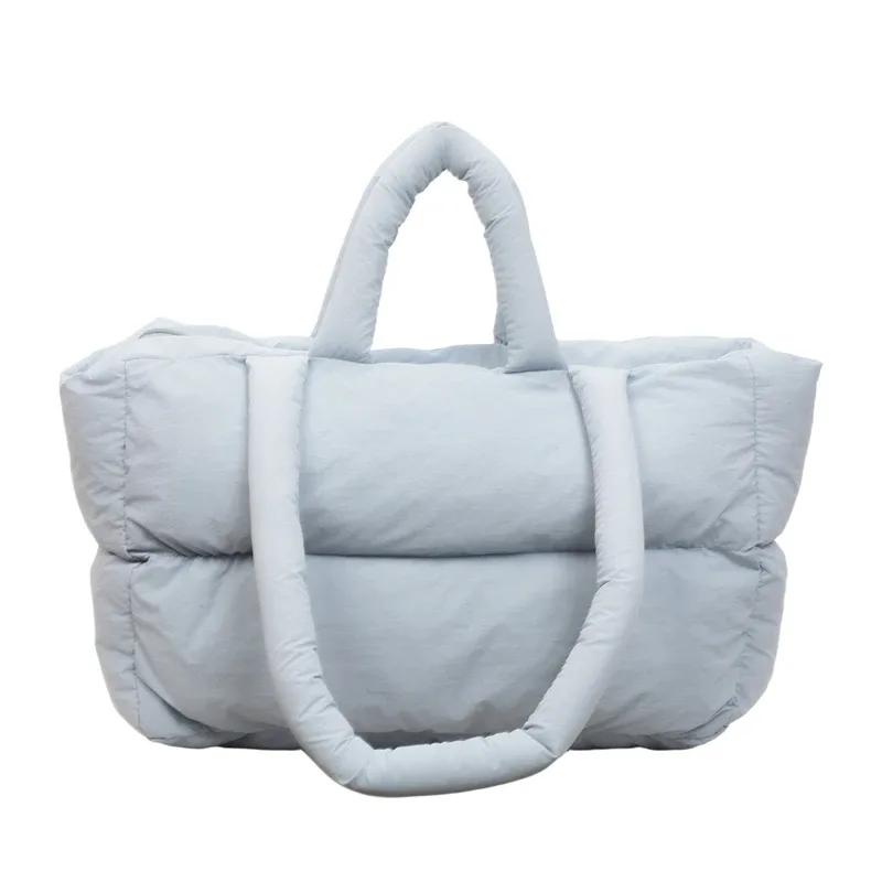 sac à main luxe sac bandoulière femme 2025 hiver dernière tendance femmes sacs fourre-tout à bandoulière espace coton rembourré grande capacité shopper fourre-tout qualité trajet sacs à main dame