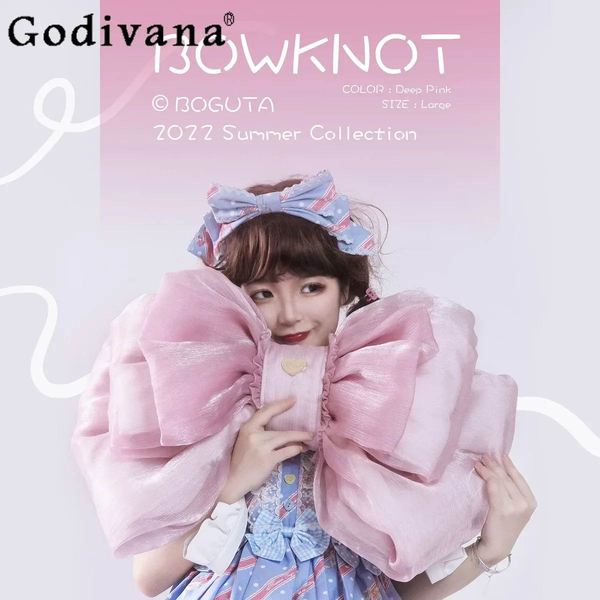 japonais 2025 nouveau original lolita bidimensionnel élégant fée gaze arc sac doux dame jk uniforme mignon poupée sens sac à dos
