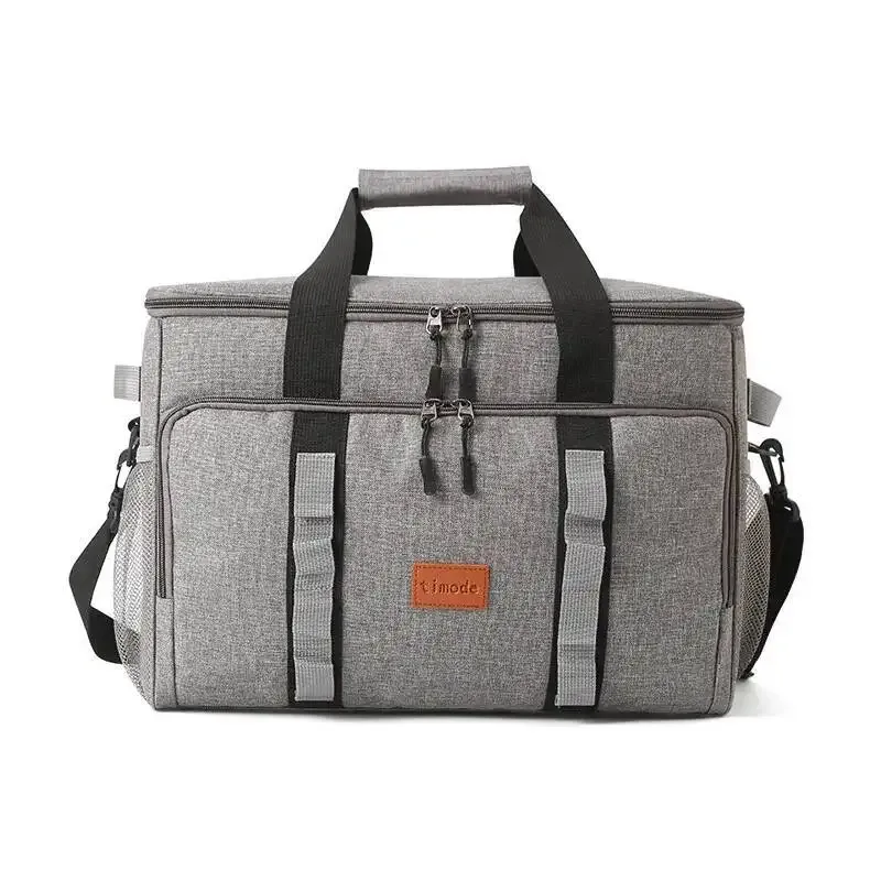 Sac isotherme de pique-nique grande capacité 35L, sac à bandoulière portable, sac à main thermique pour l'extérieur, vente chaude
