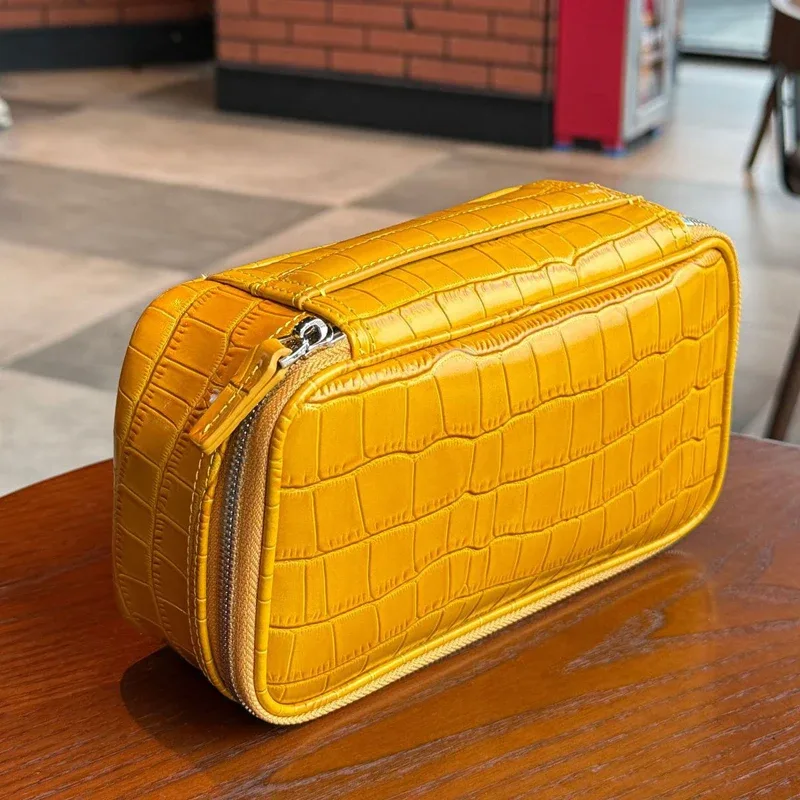 sacs de boîte de maquillage en cuir véritable avec initiales personnalisées pour femmes, sacs à main et bourses de luxe de styliste 2026 neufs en cuir de vache deux tailles, sac de voyage organisateur de maquillage