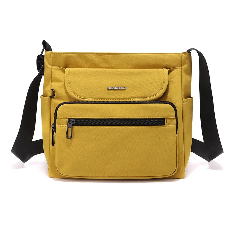 sac à main en nylon léger pour femmes, sac bandoulière, grande capacité, multi-compartiments, sac fourre-tout décontracté pour tous les jours, sac de voyage, sac à bandoulière