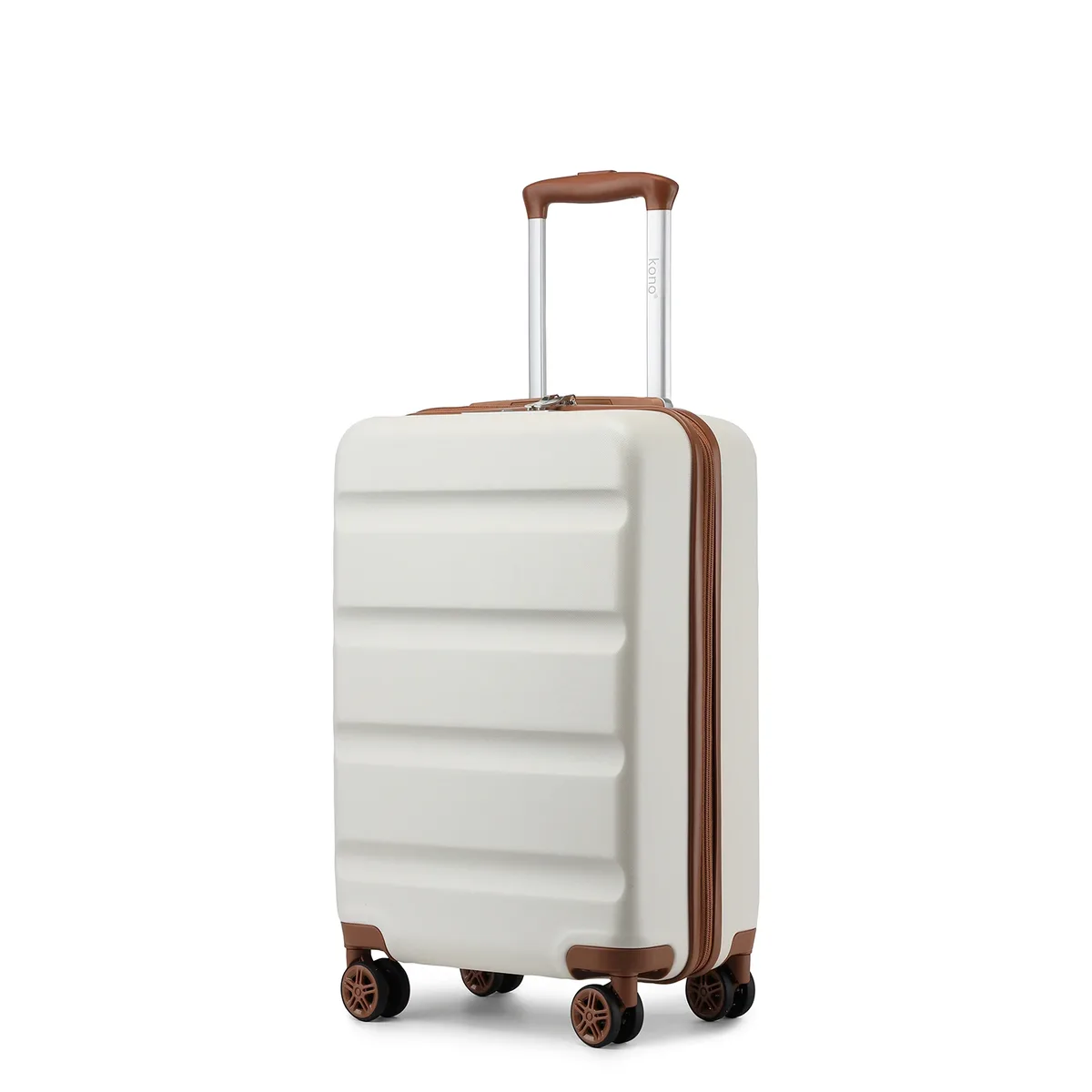 valise à main kono-étui rigide léger avec serrure tsa et 4 roues spinner, cabine (55/65/75 cm)
